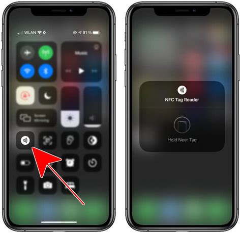 enable nfc function on iPhone